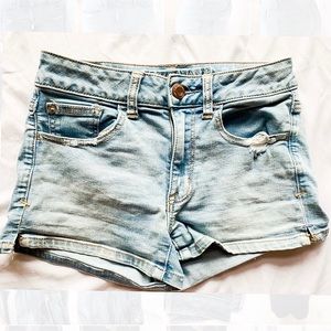 American eagle jean shorts